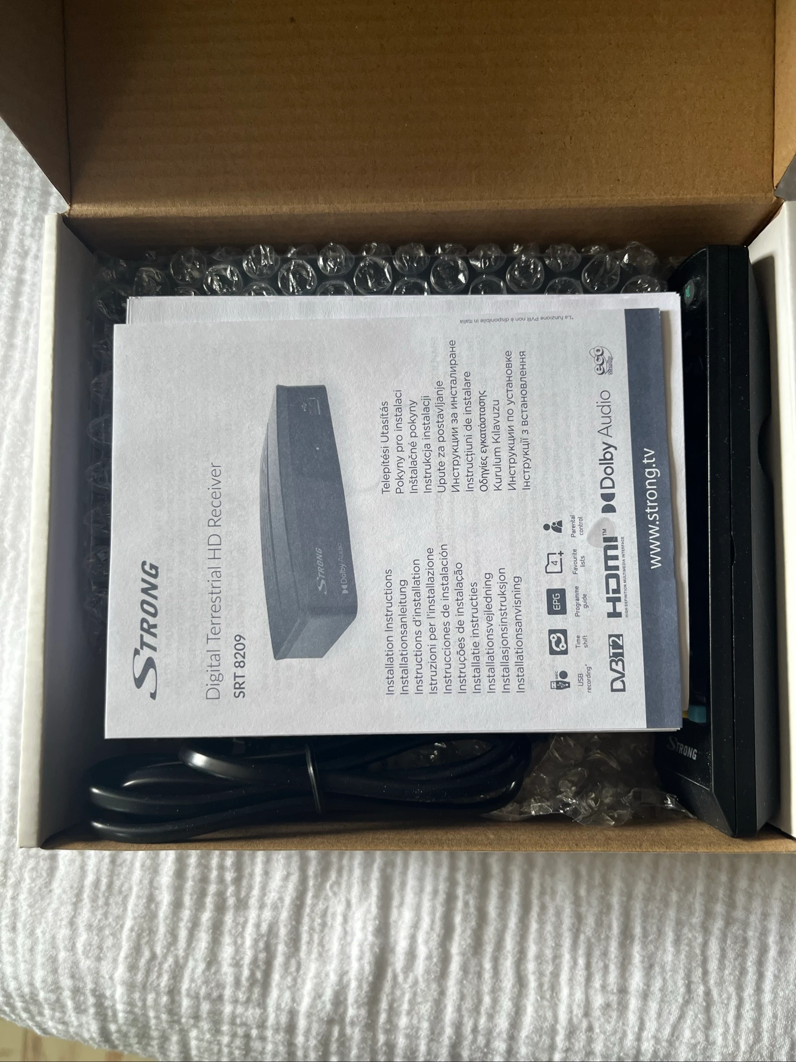 - Adaptador TNT SRT8209 HD negro - Adaptador TNT y Satellite – photo 2